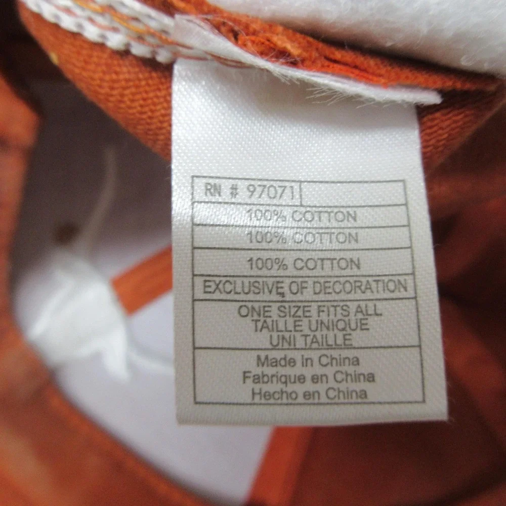 Texas‎ Longhorns UT Adjustable Dad Hat Cap OS Orange NCAA Captivating Headwear